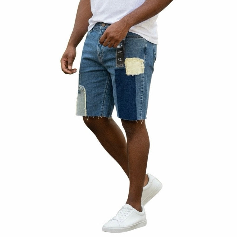 Si Tu Veux Collage Jean Indigo Wash TV0017 Size 42
