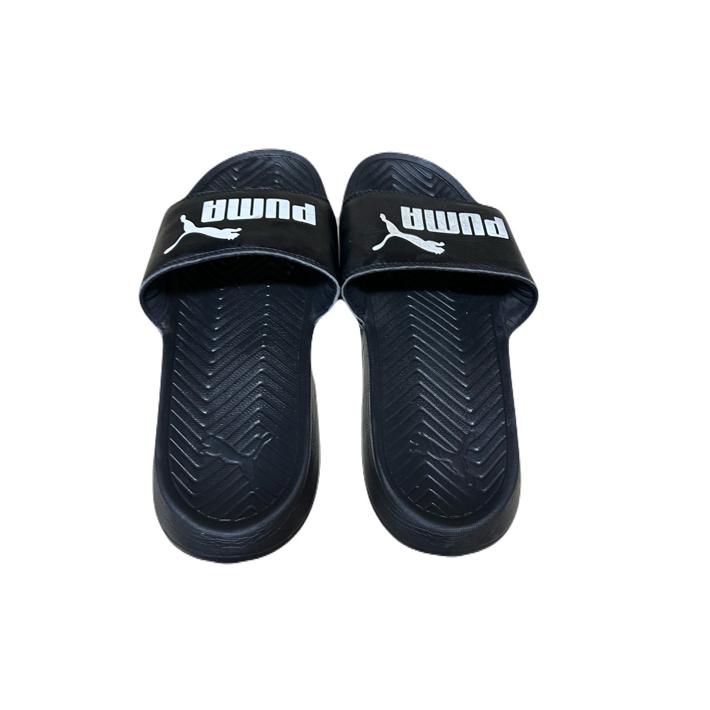 Black Pumu Slides Size 8