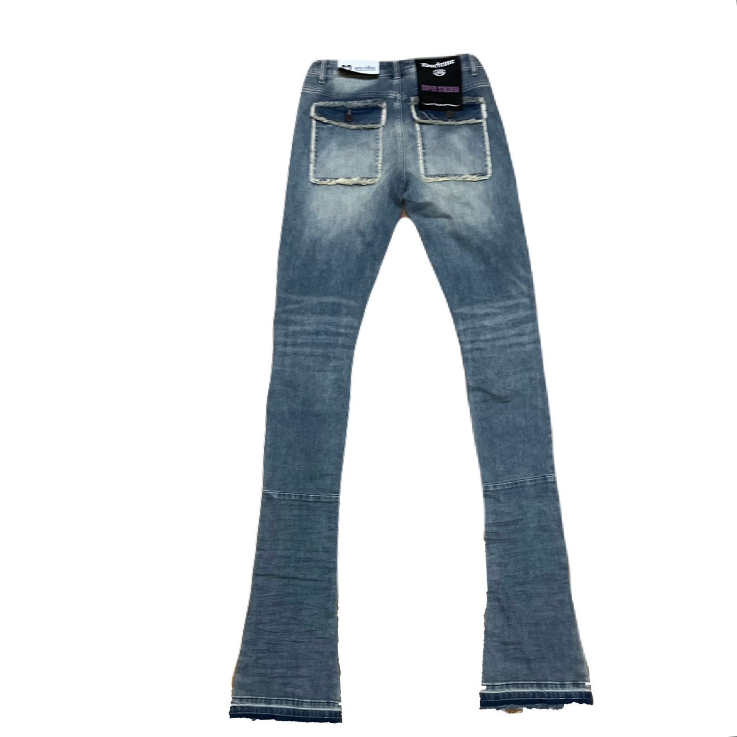 Doctrine Denim Blue Men’s Superstack Men’s Jean’s Size 32
