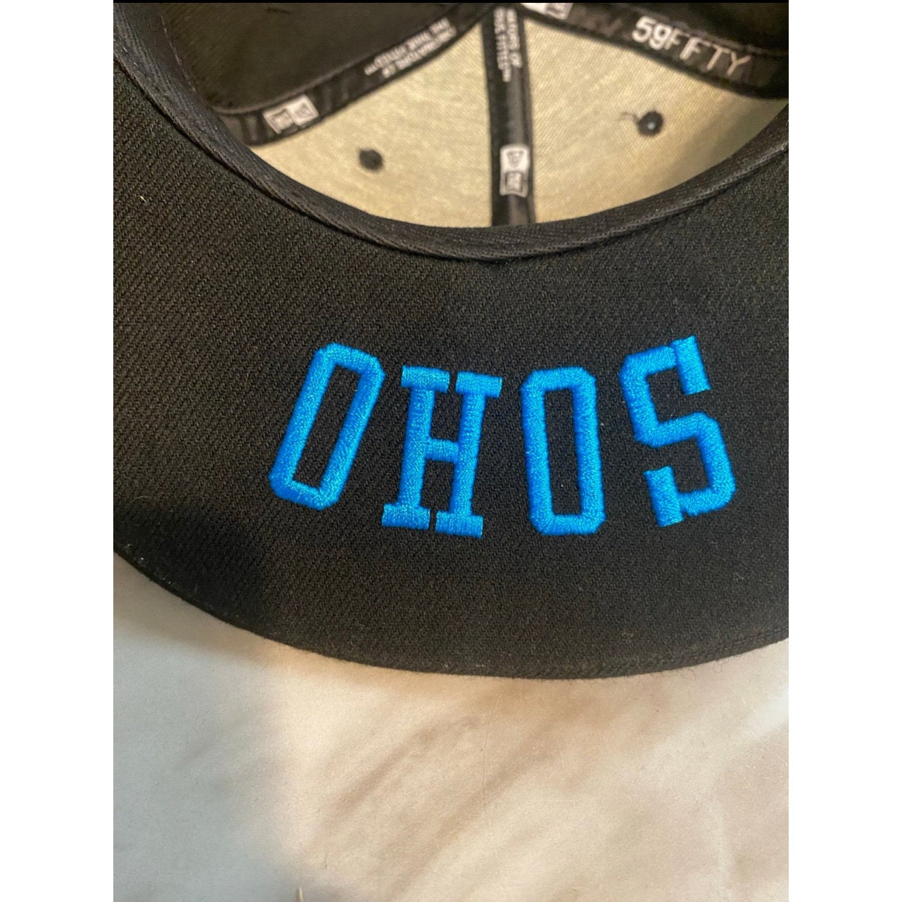 New Era Hat Size 7 1/2 Black & Blue
