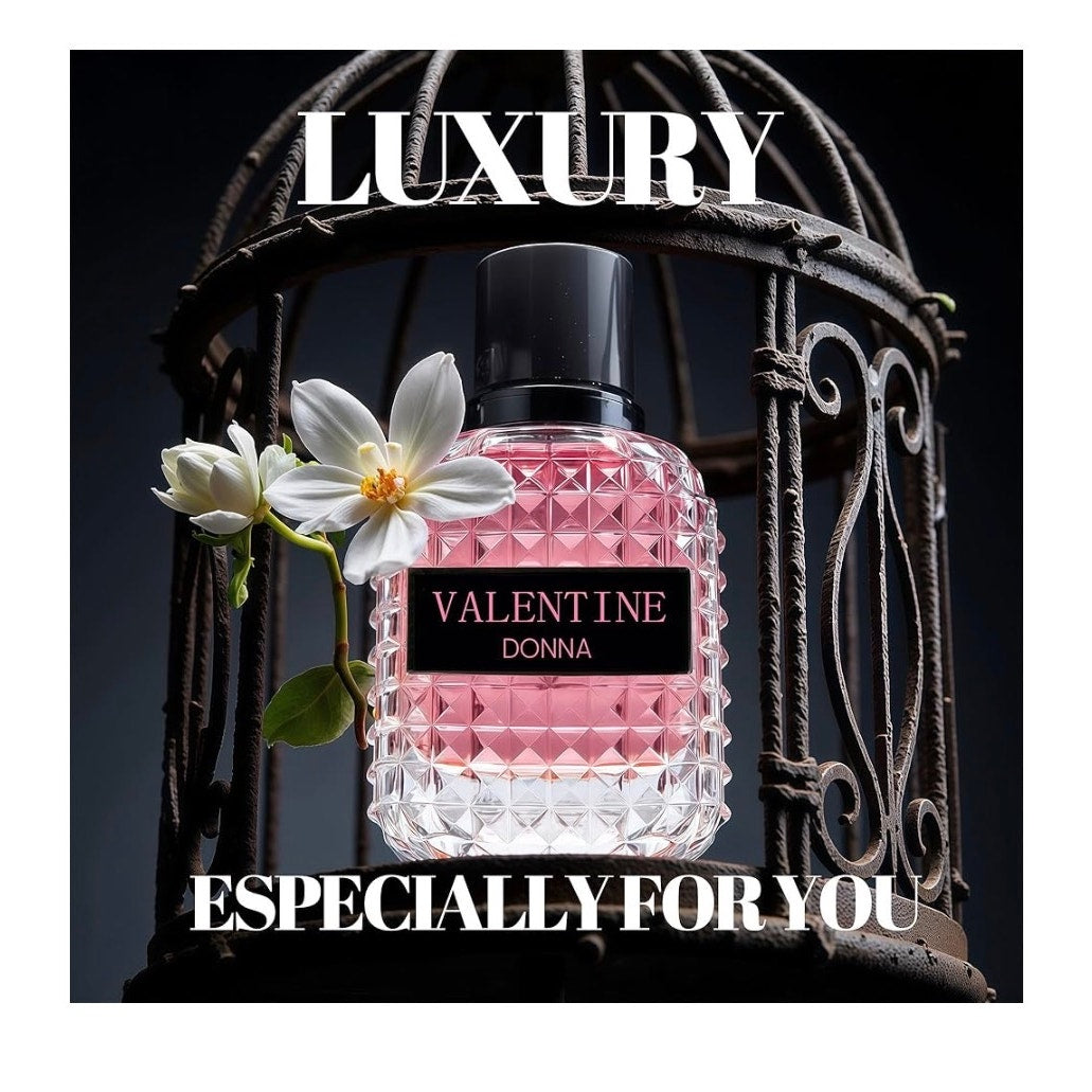 Valentine Donna Women's Perfume, Noteds with Amber Floral Jasmine