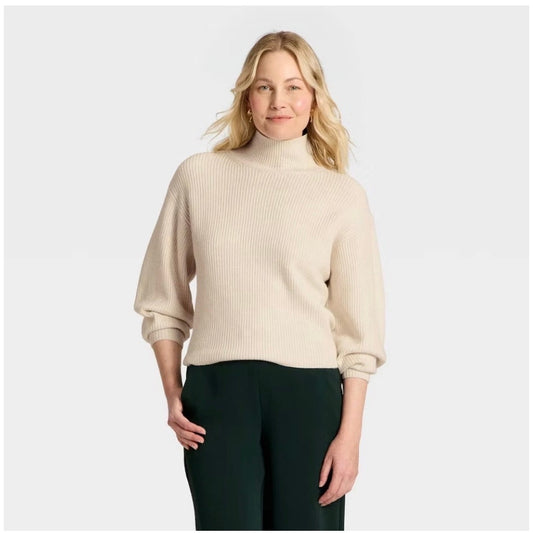 Women's Funnel Pullover turtleneck  Sweater - A New Day Size XXL