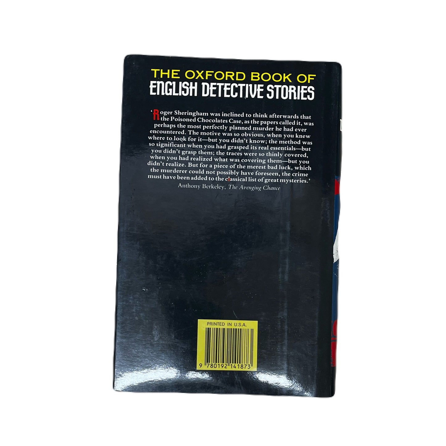 The Oxford Book Of English Detective Stories HardCover Rare Book