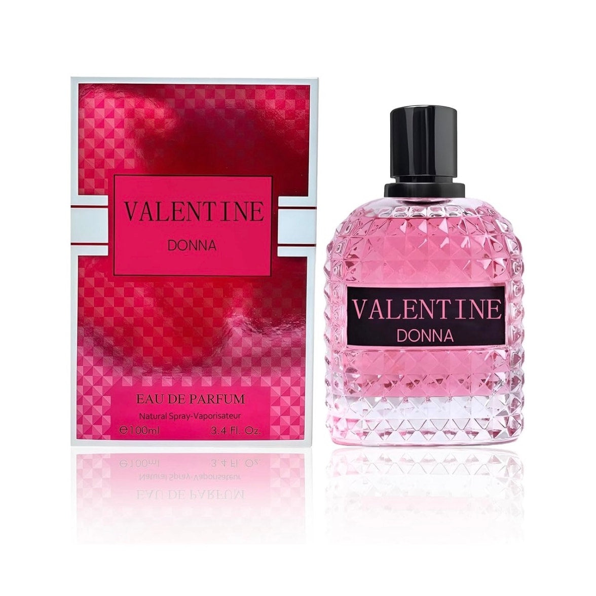 Valentine Donna Women's Perfume, Noteds with Amber Floral Jasmine