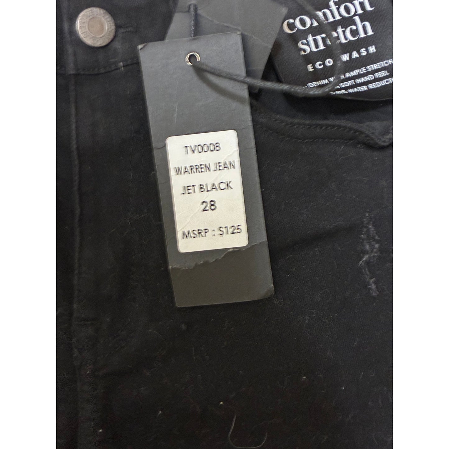 Si Tu Veux Warren Jean Jet Black TV0008 Size 28