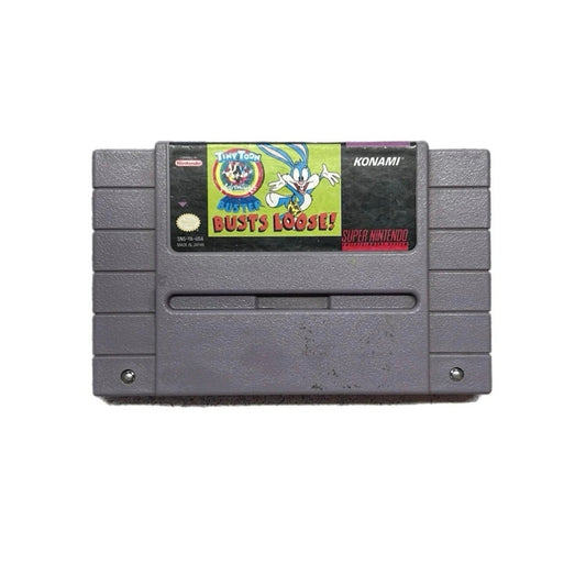 Super Nintendo Tiny Toon Buster Busts Loose