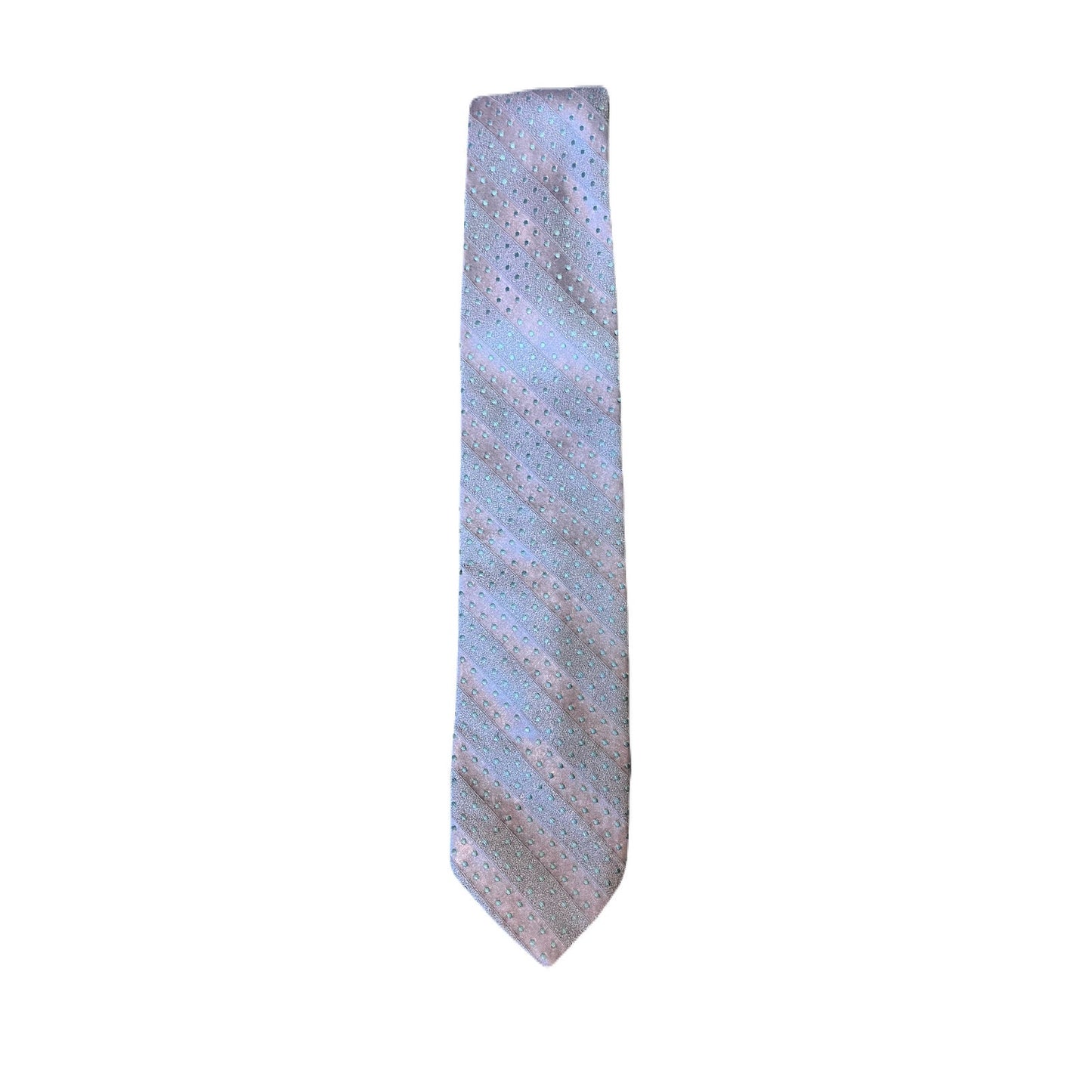 Paco Rabanne Men’s Tie Purple With Green Dot