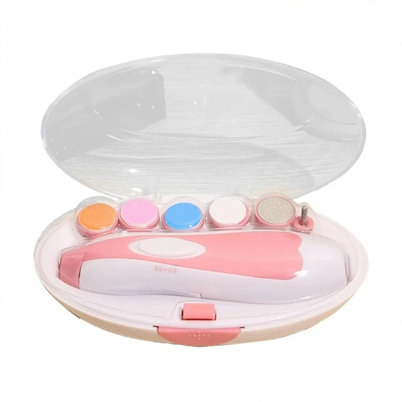 BKBP Electric Baby Nail Polisher Electric Sharpener Newborn Children's Clippers Manicure Tools