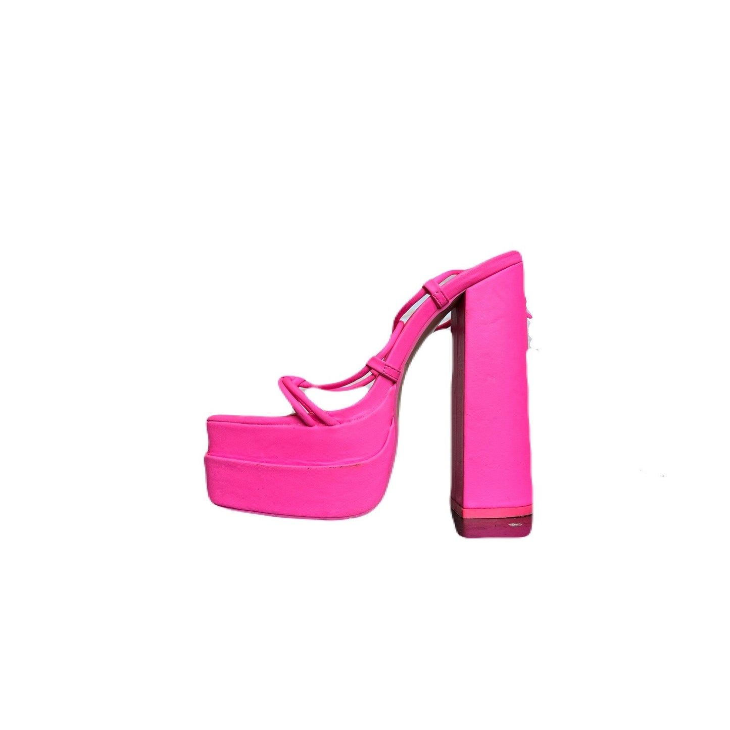 Size 5 Public Desire Women’s Pink Heels 6” Heels