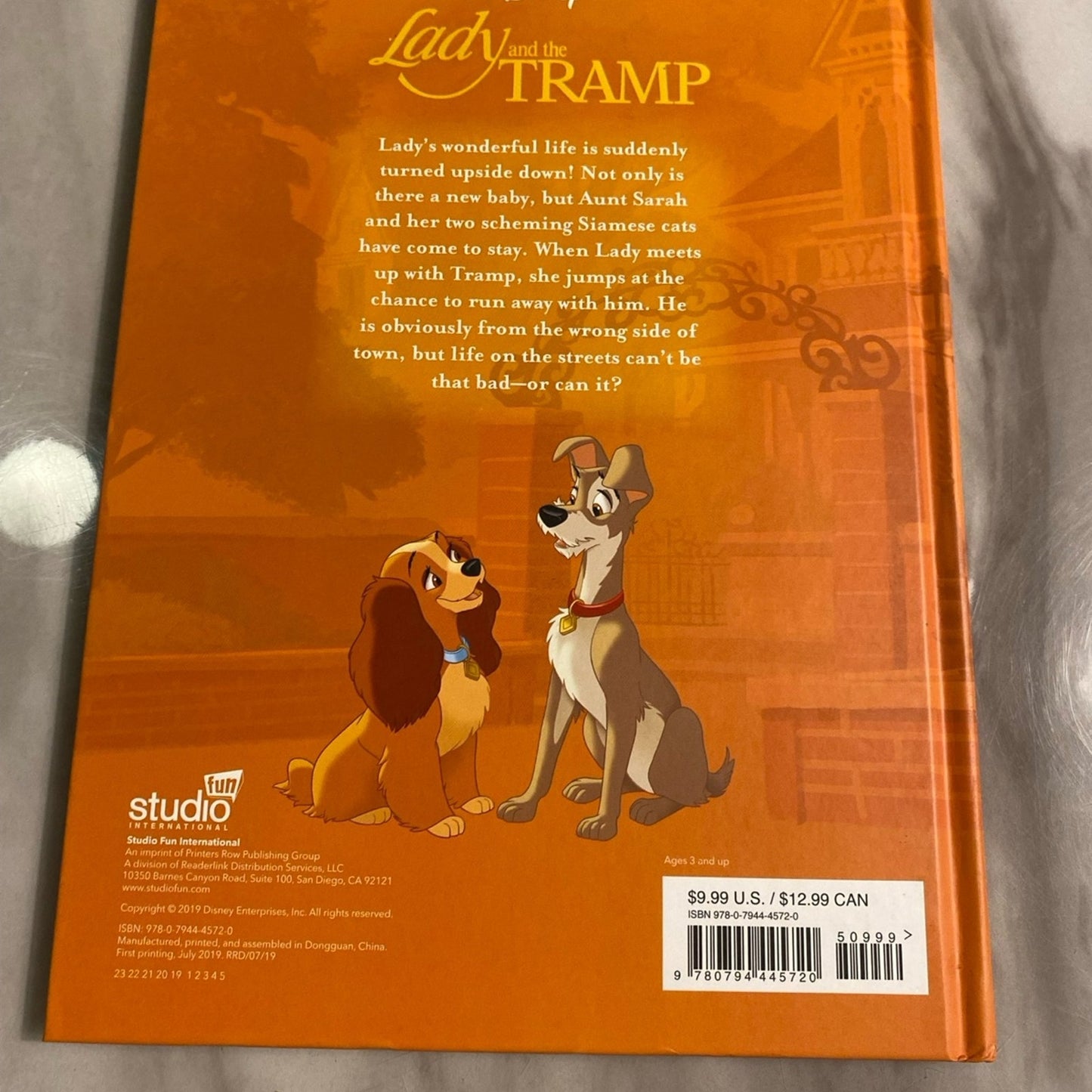 Lady in the tramp hardcover book