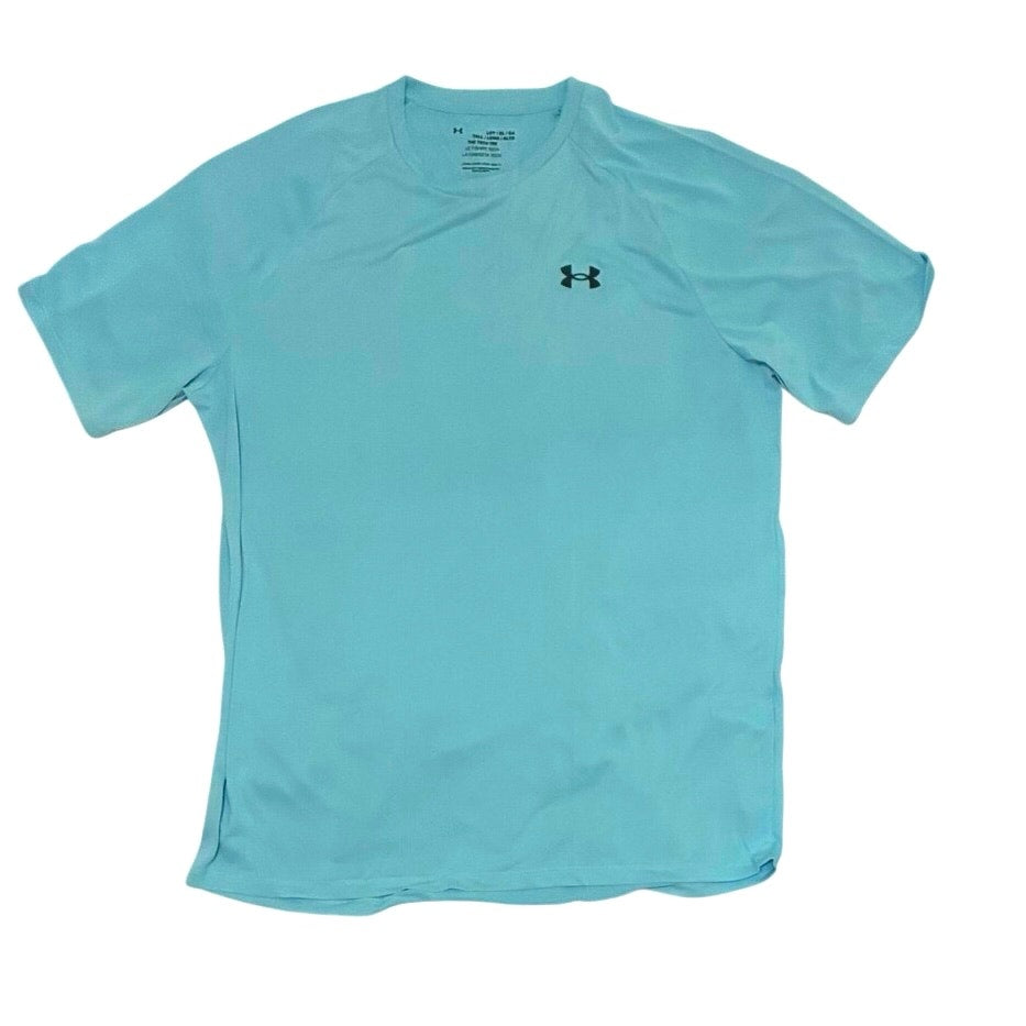 Under Armour Blue Tech Textured Short Sleeve Shirt