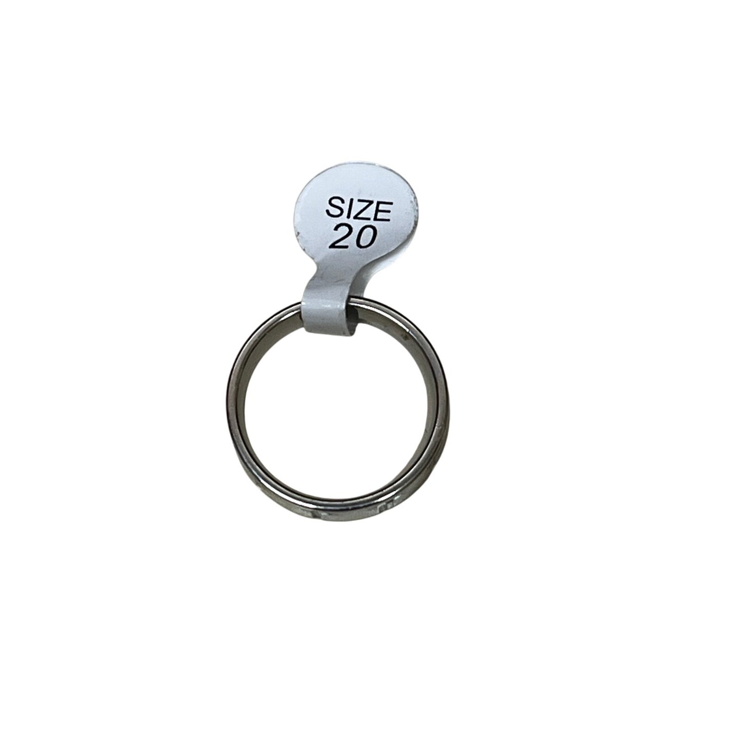 Stainless Steel Sliver Ring With Crosses On It