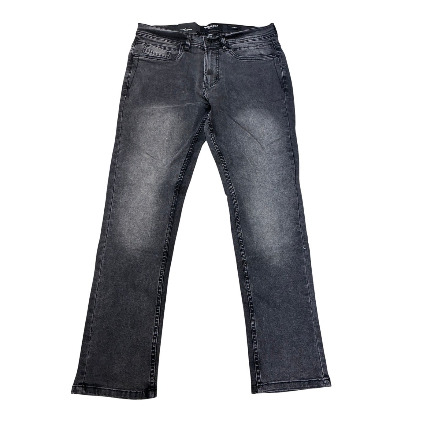 Kenneth Cole Men’s Slim Fit Stretch Denim Size 30X28 Gray
