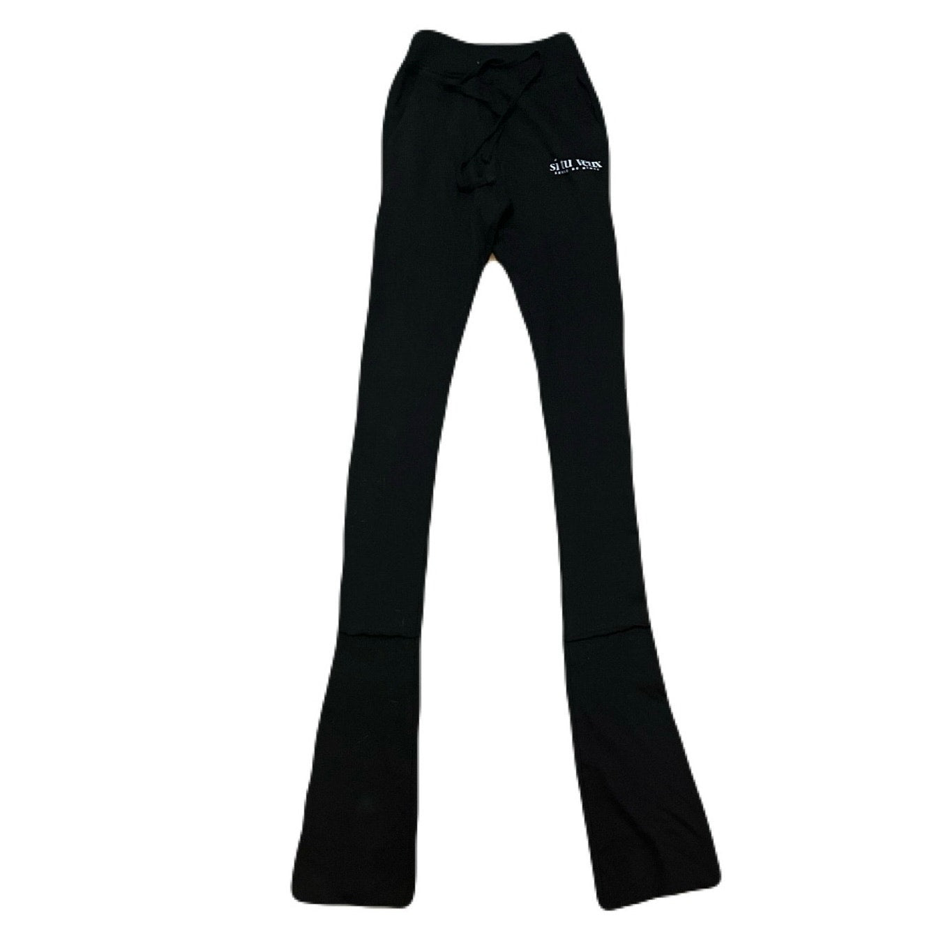 Si Tu Veux Black Men’s Superstack Sweatpants Size Small