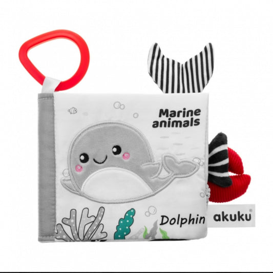 Material sensory book MARINE ANIMALS