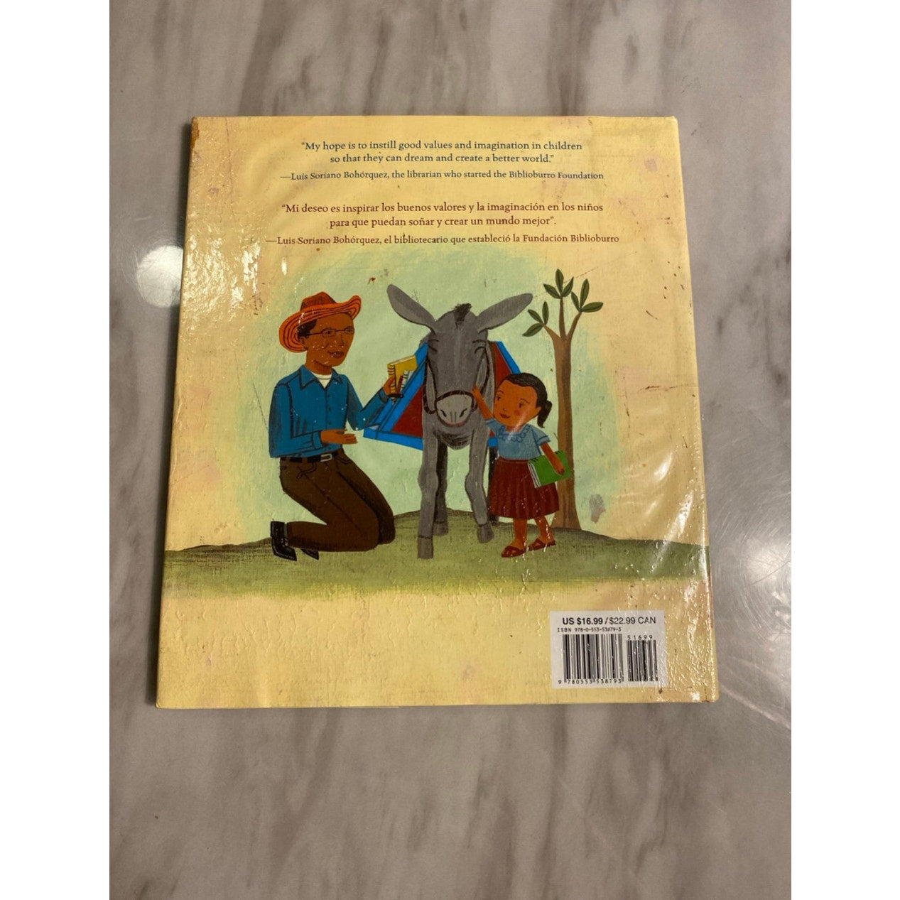 Waiting for the Bibioburro hardcover book