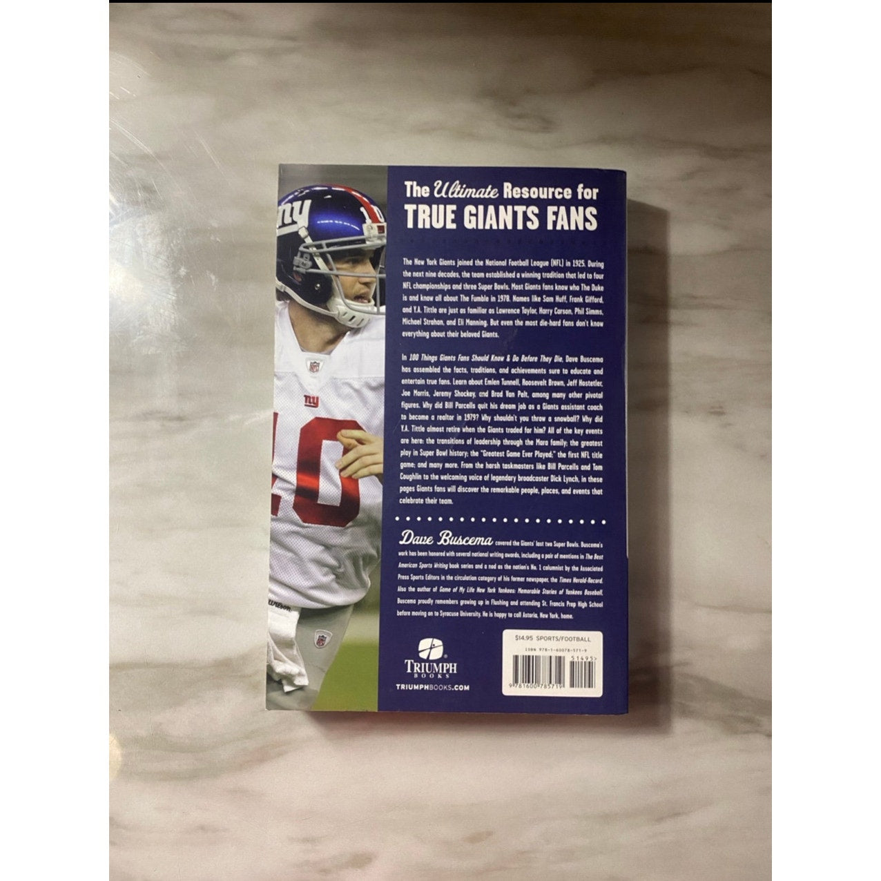 100 years things Giants Fans should know & Do before they die Book