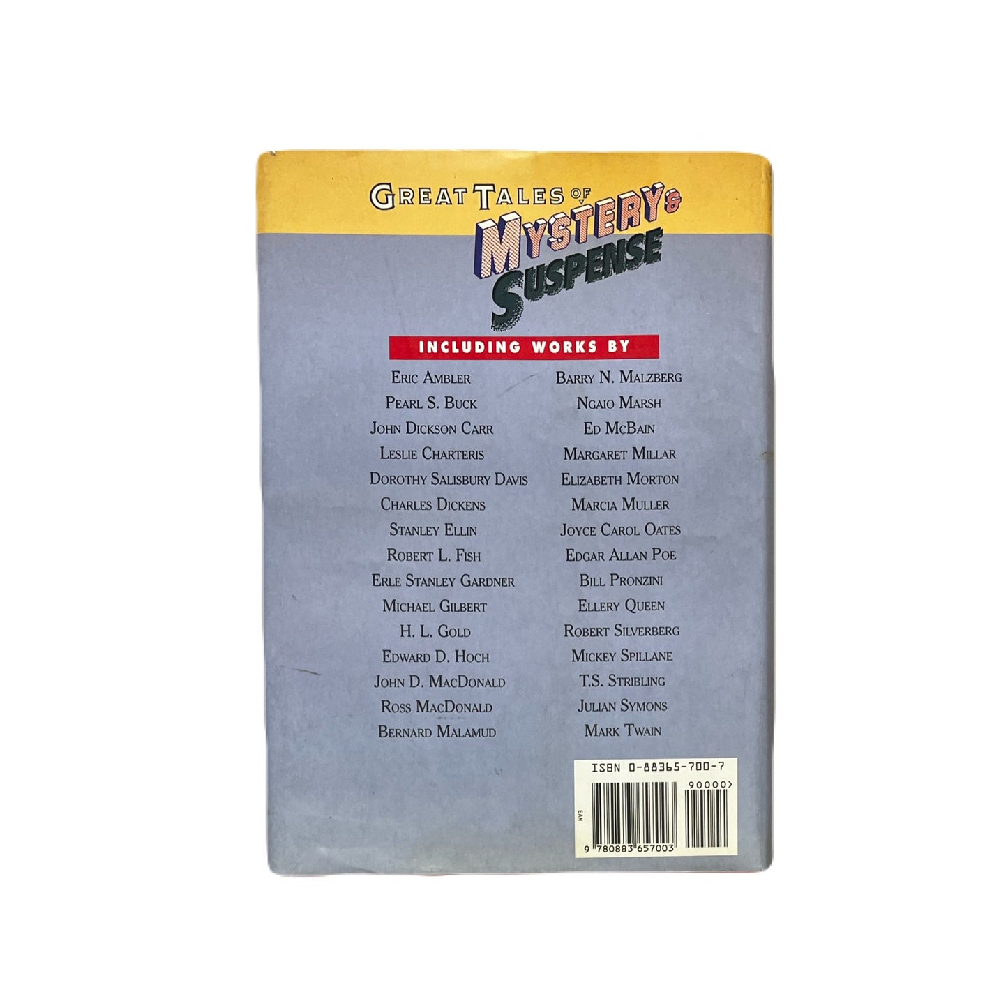Great Tales of Mystery & Suspense Hardcover Book