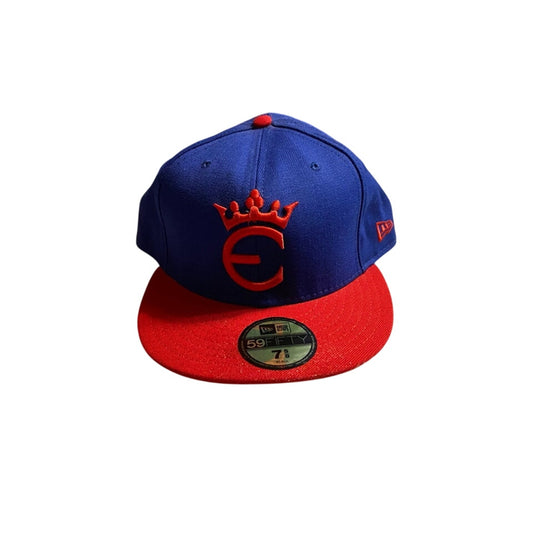 New Era Hat size 7 5/8 Blue & Red