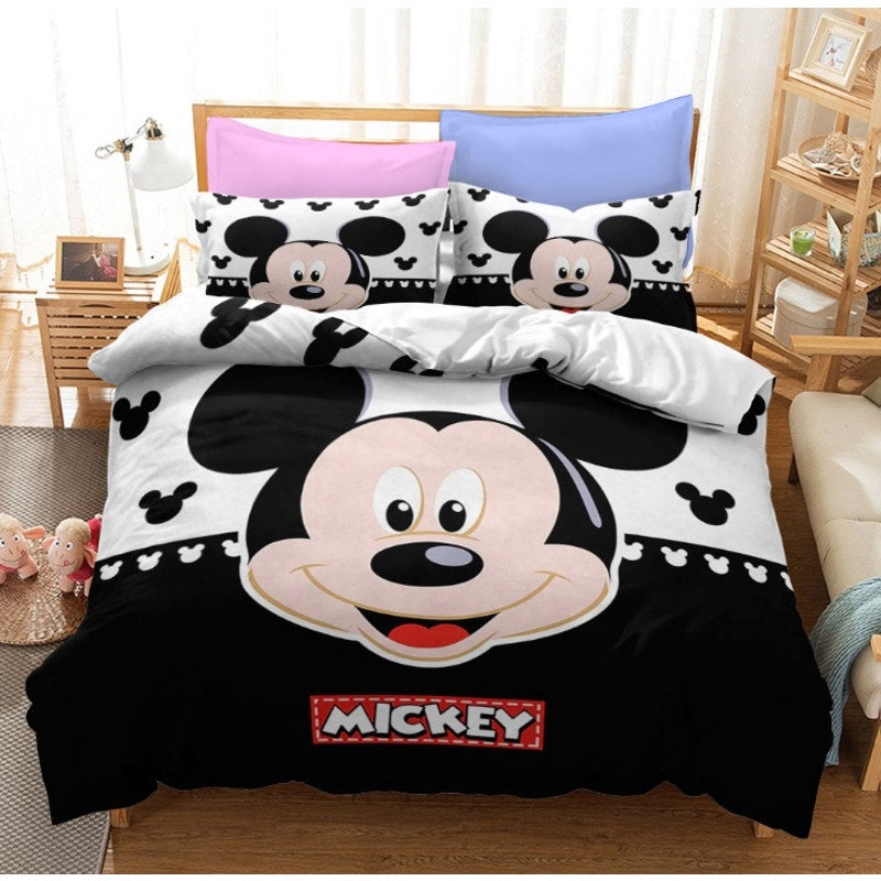Mickey Mouse Child Doona/Quilt/Duvet Cover Single/Double/Queen/King Bedding Set