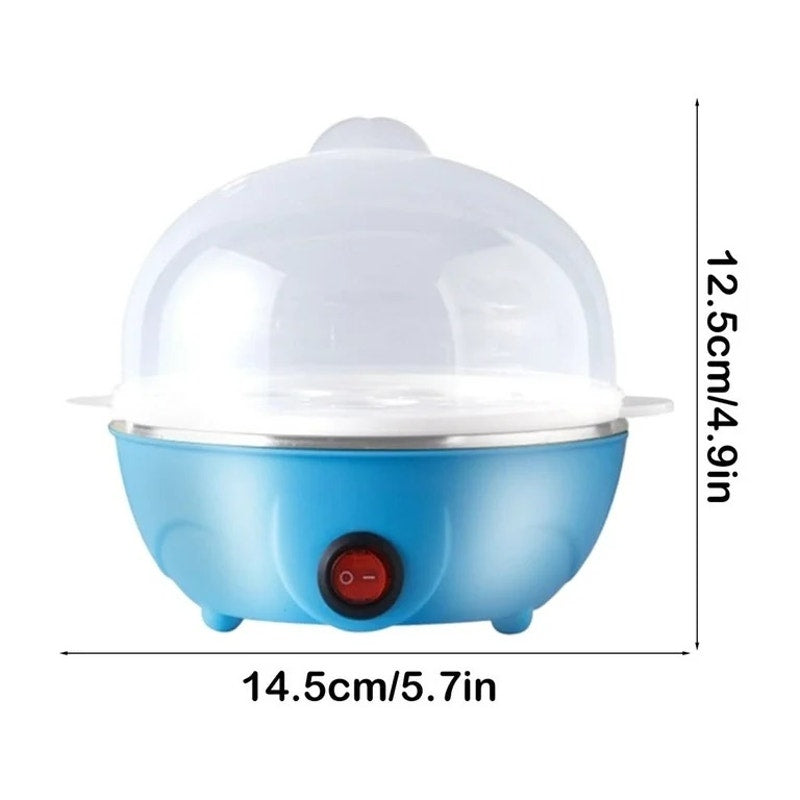 Rapid Egg Cooker, Electric Egg Cooker with Auto Shut Off, Soft Boiled Eggs Blue