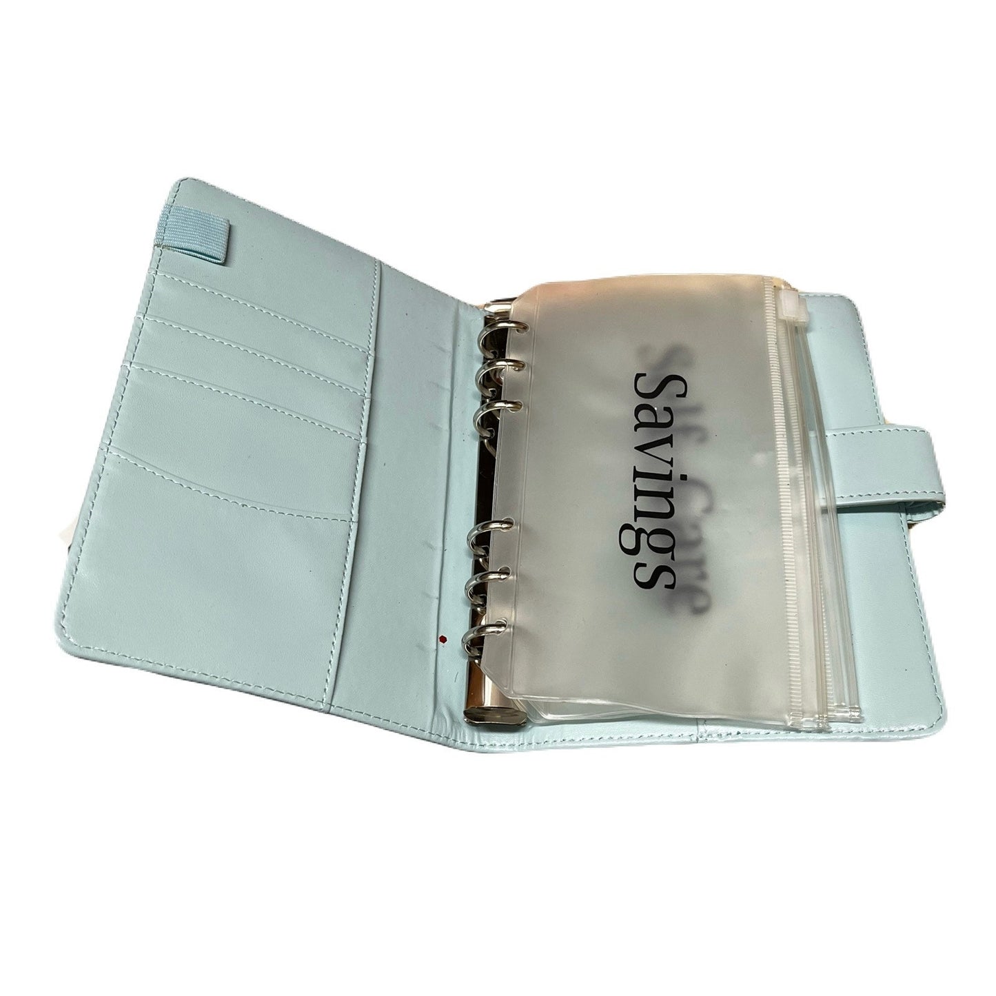 K Blue Little NoteBook For Saving , Self Care & Vacation