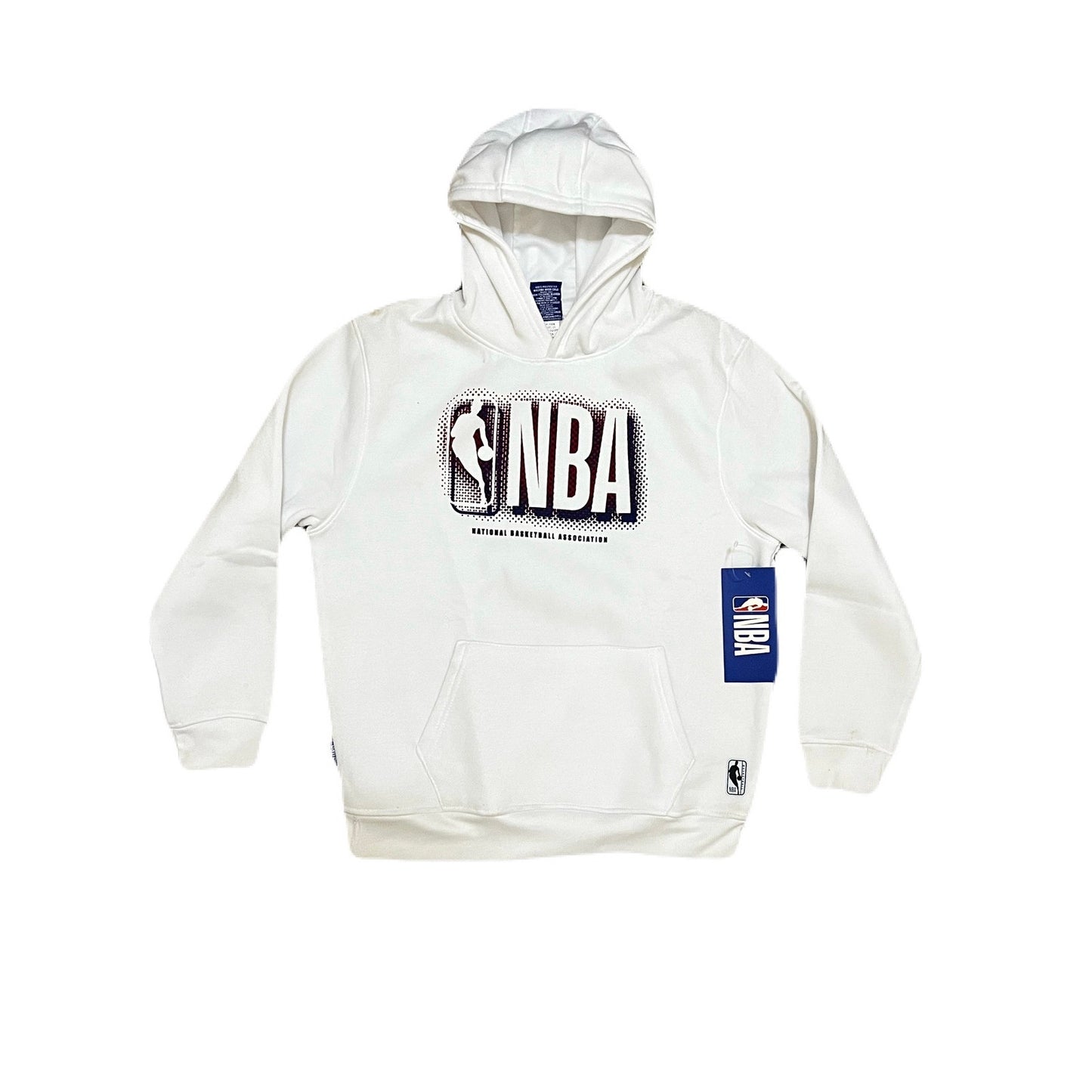 White NBA Kids Hoodie Size 14/16 Brand New