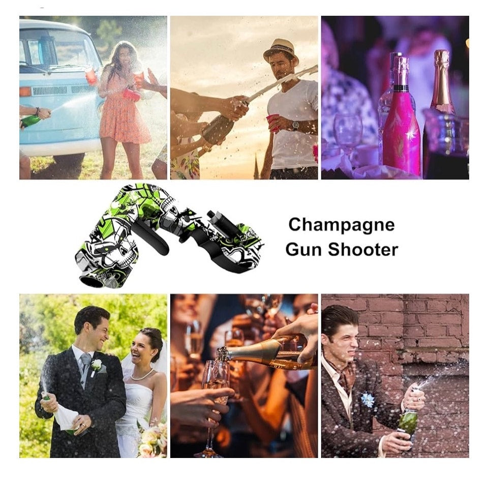 Champagne Beer Gun Adjustable Opener Alcohol Wine Bottle Stopper Shooter Props
