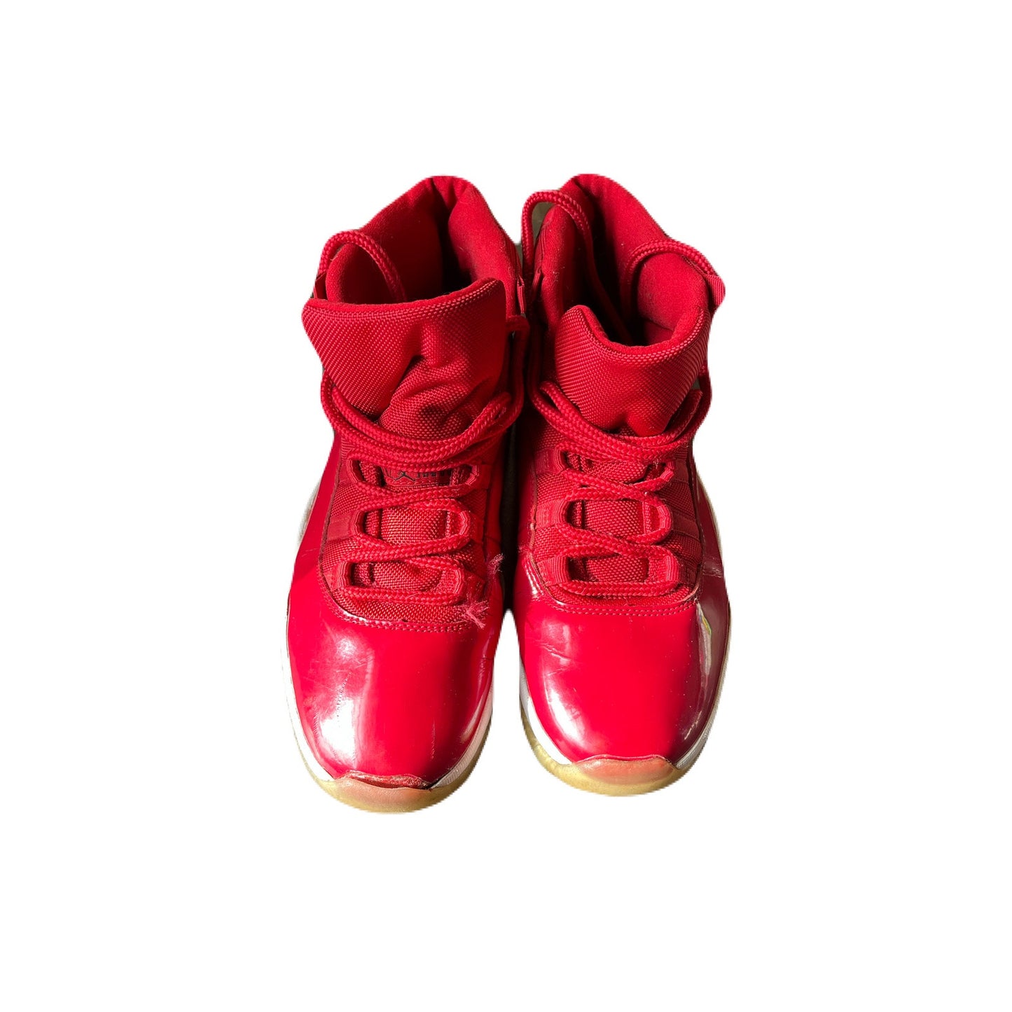 JORDAN 11 RETRO HIGH WIN LIKE '96 RED SNEAKERS (SIZE 12) Jordan Retro High Win Like ‘96 Red Sneakers Size 10