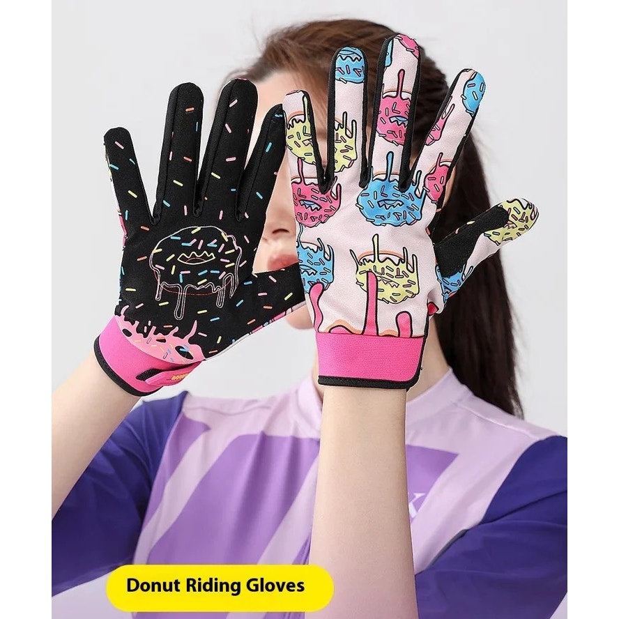 VILICO A0145 Donuts Cycling Gloves Full Finger Anti Slip Sports Gloves - Adult XL