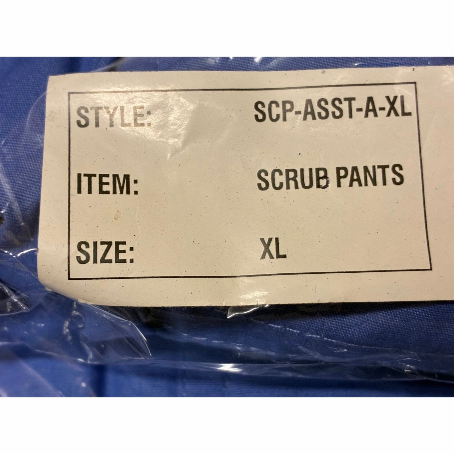 Captan Blue Scrub Pants Size X-Large New