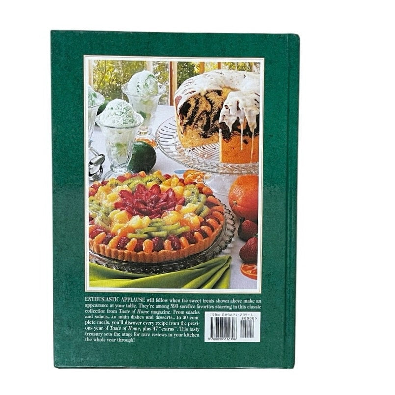 1999 Taste of Home Annual Recipes By Julie Schnittka Hardcover Book