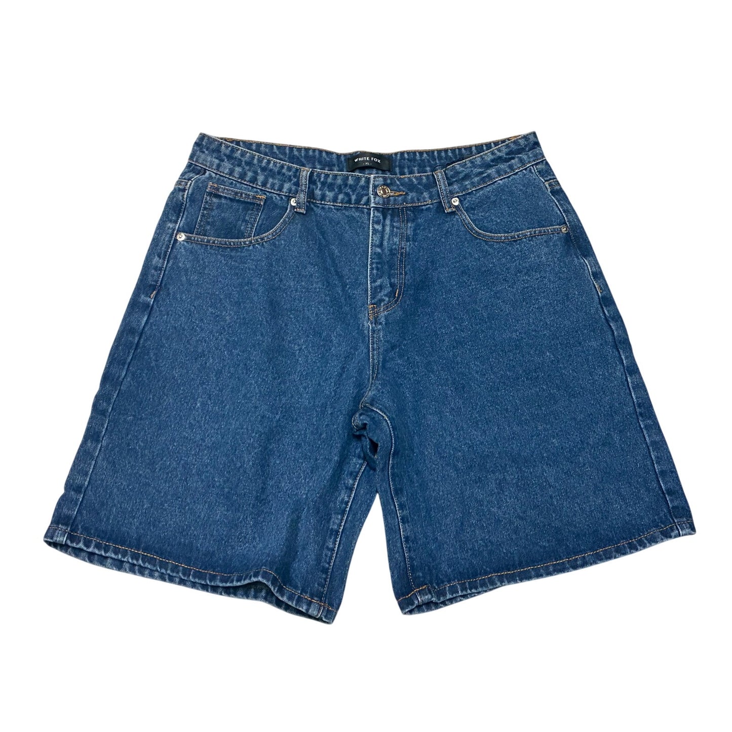 White Fox Women’s Denim Blue Shorts Size XL