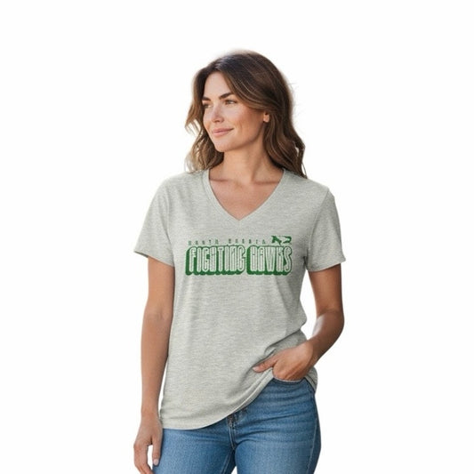 North Dakota Fighting Hawks Women’s T-Shirt Size Small
