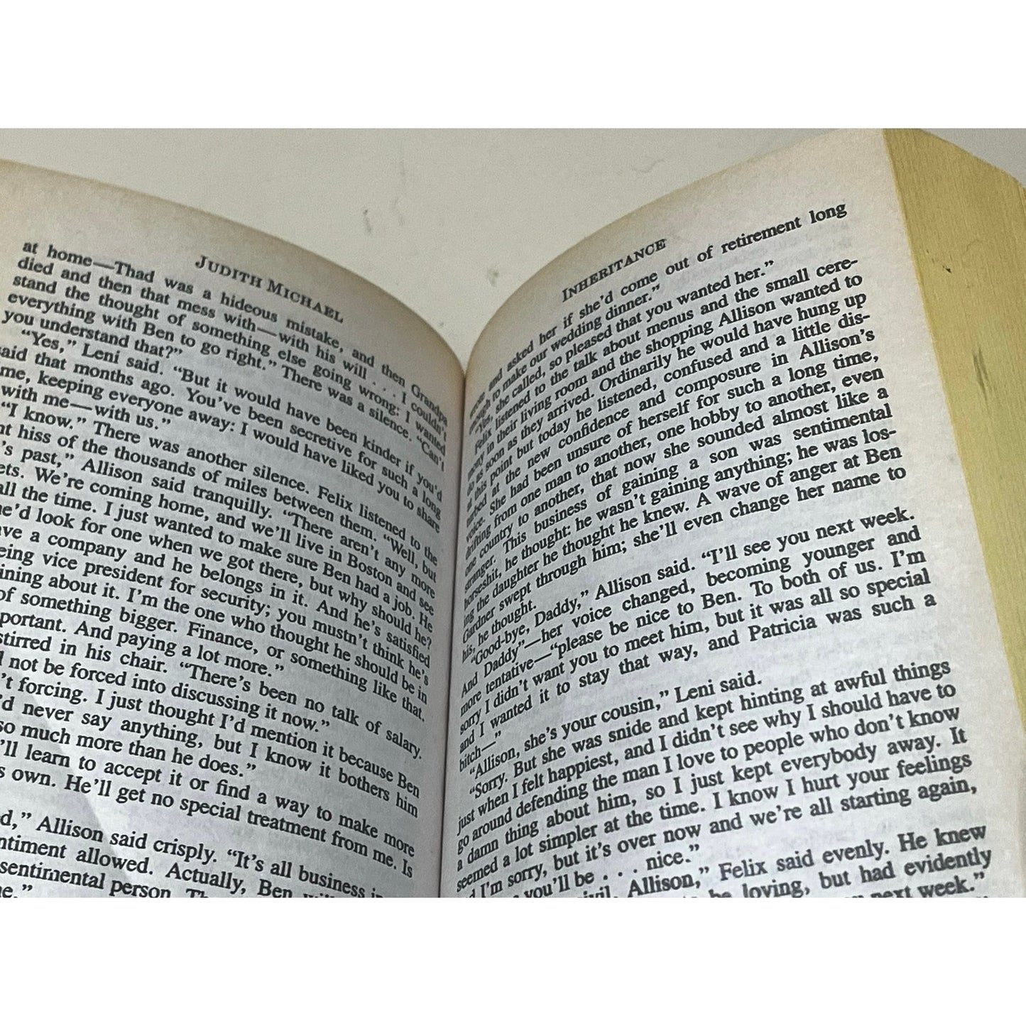 Inheritance Michael Judith Paper book