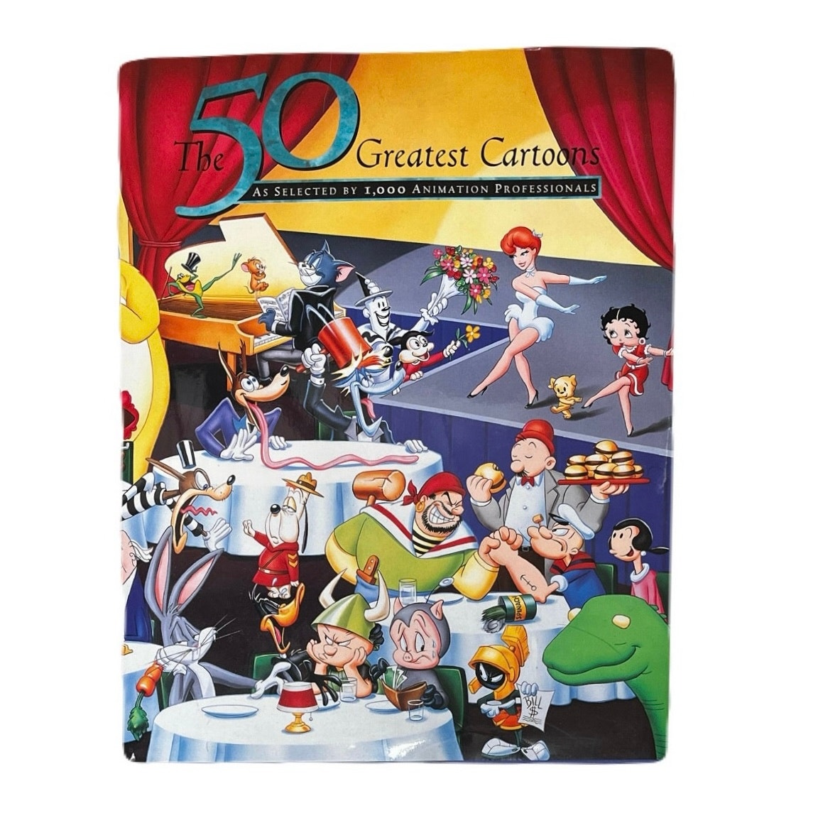 Vintage 1994 The 50 Greatest Cartoons Hardcover Book