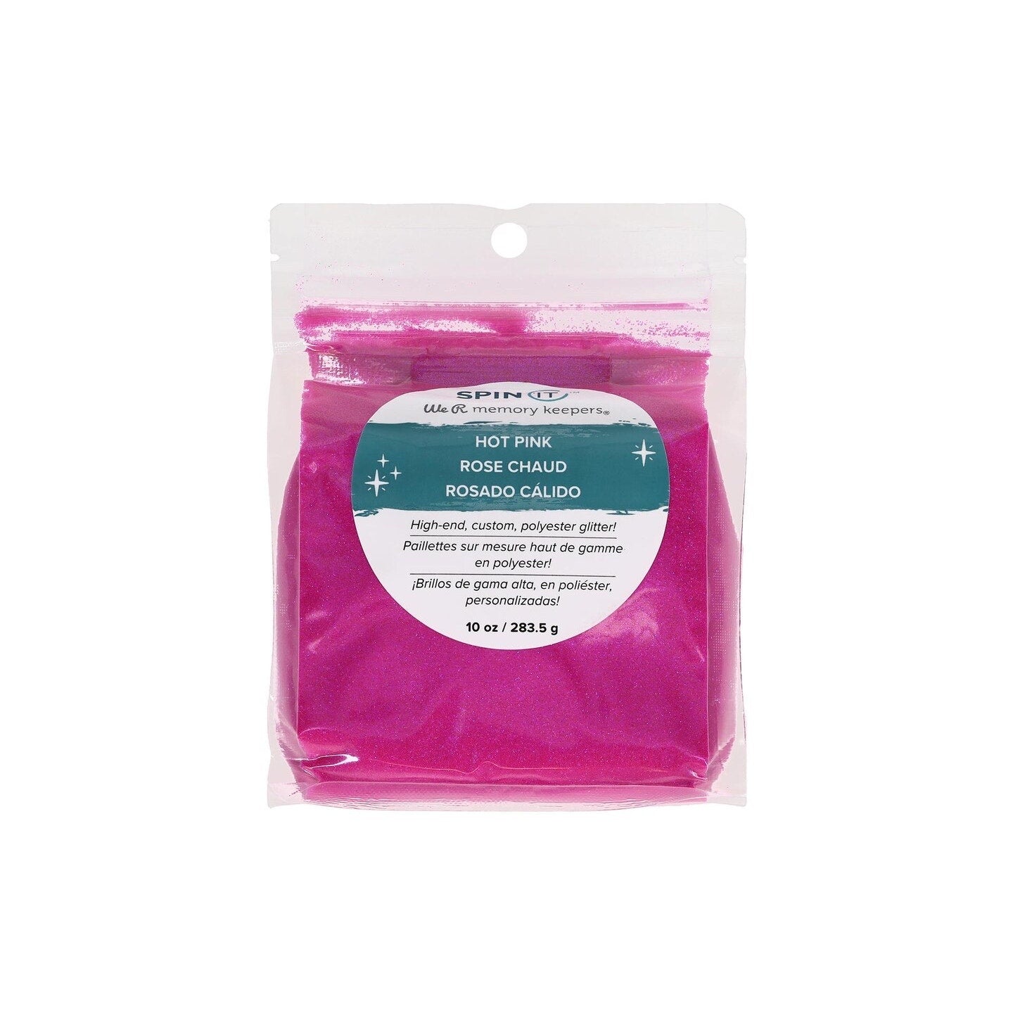 We R Memory Spin It Gltr 10oz Extra Fine Hot Pink