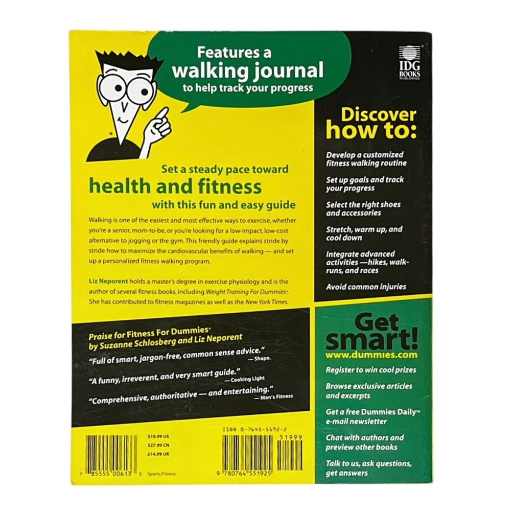 Fitness Walking For Dummies PaperBook