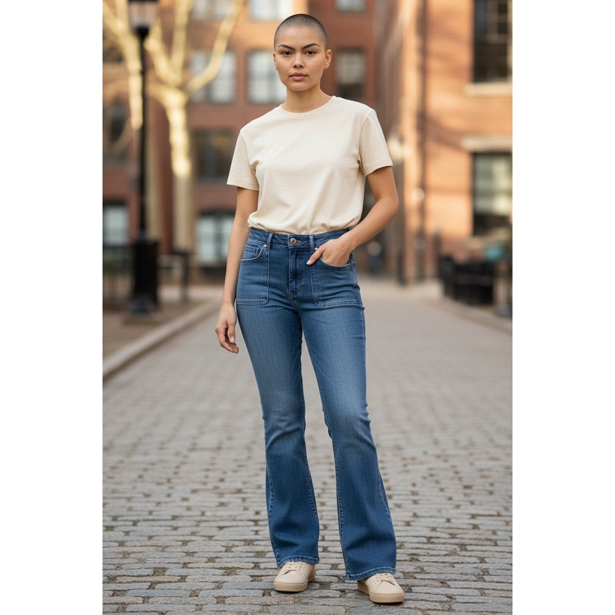 Gap High Rise Stretch Flare Women’s Jean’s Size 33/16 Tall