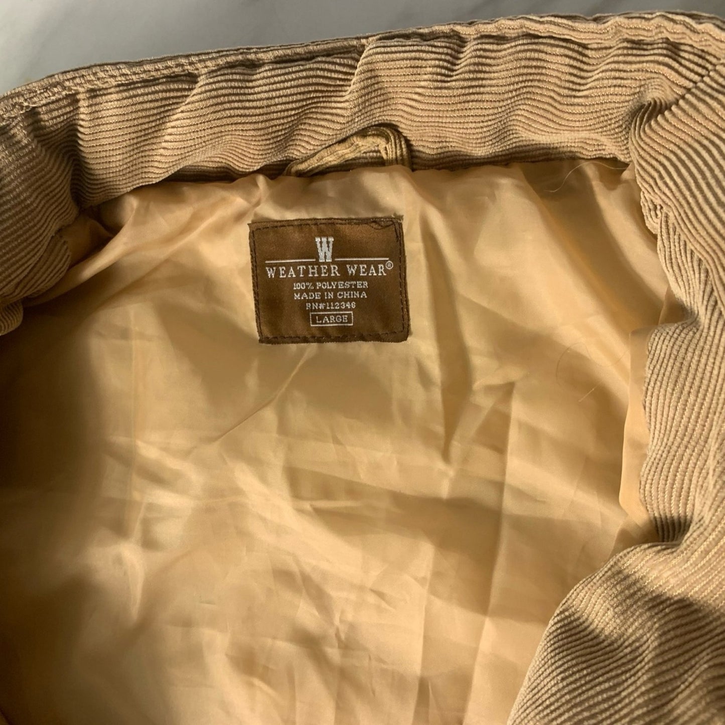 Weather Wear Mens Vest Size Large