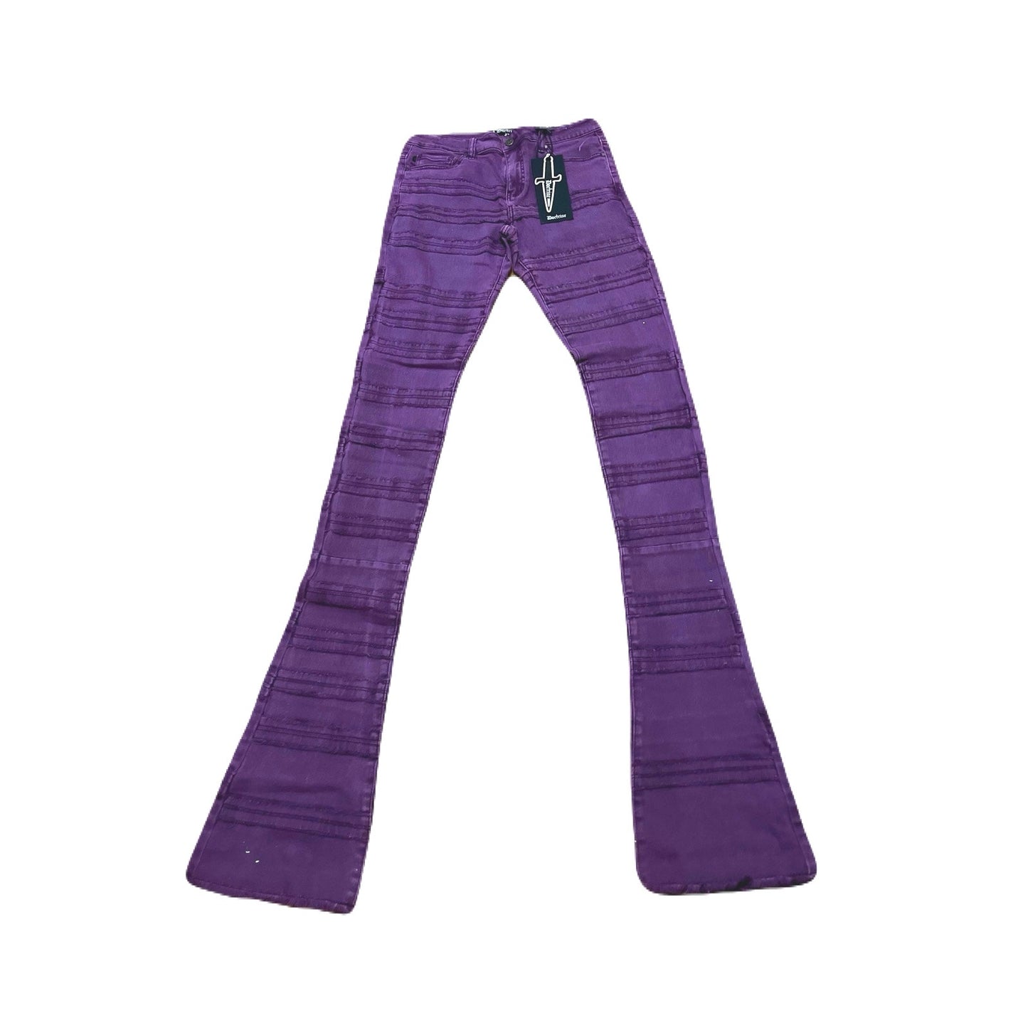 Doctrine Kill Joy Purple Superstack Men’s Jean’s Size 32
