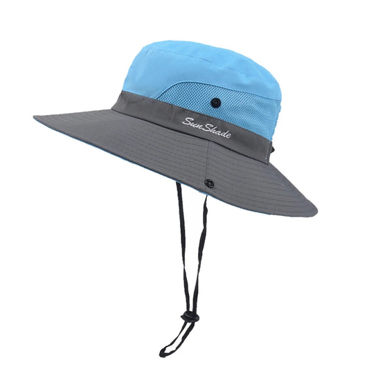 Kiplyki Adult Women Solid Sunshade Hat Fisherman's Hat Basin Hat Outdoor