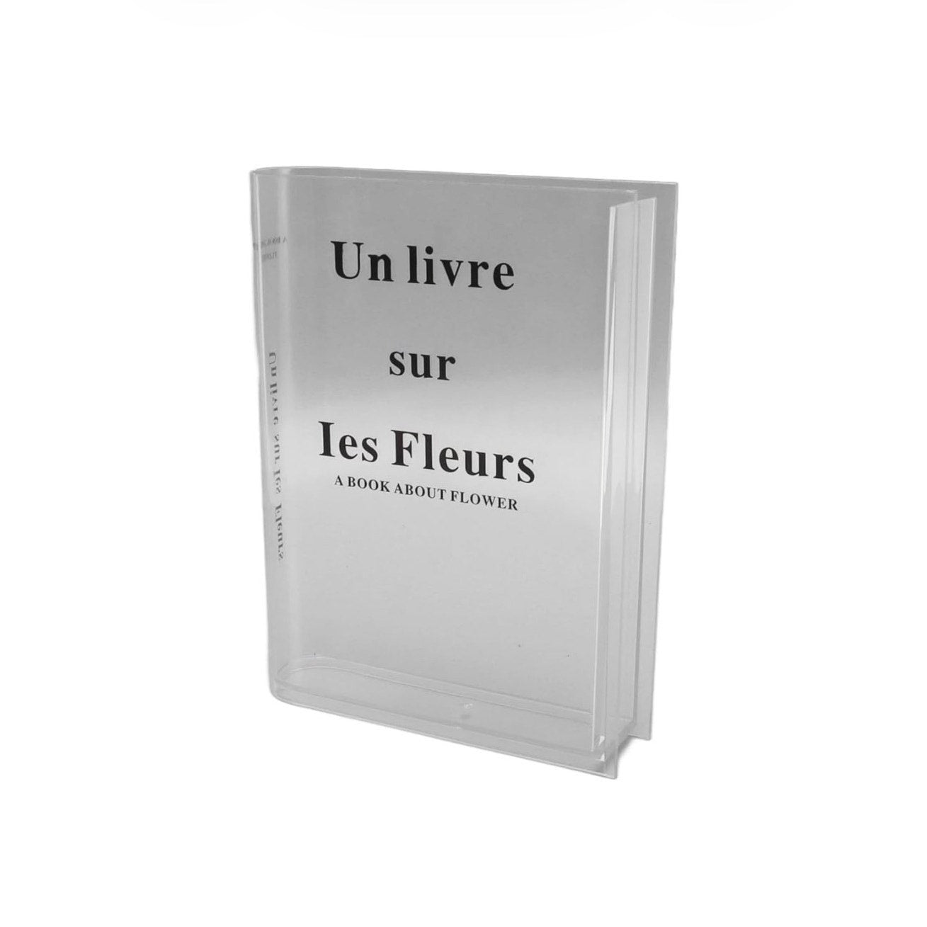 Vases Clear Book Vase Acrylic Artistic Cultural Flavor Decorative Book