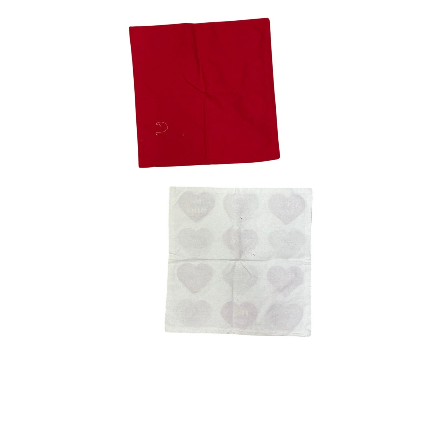 2 Valentines 16” X 16” Towels