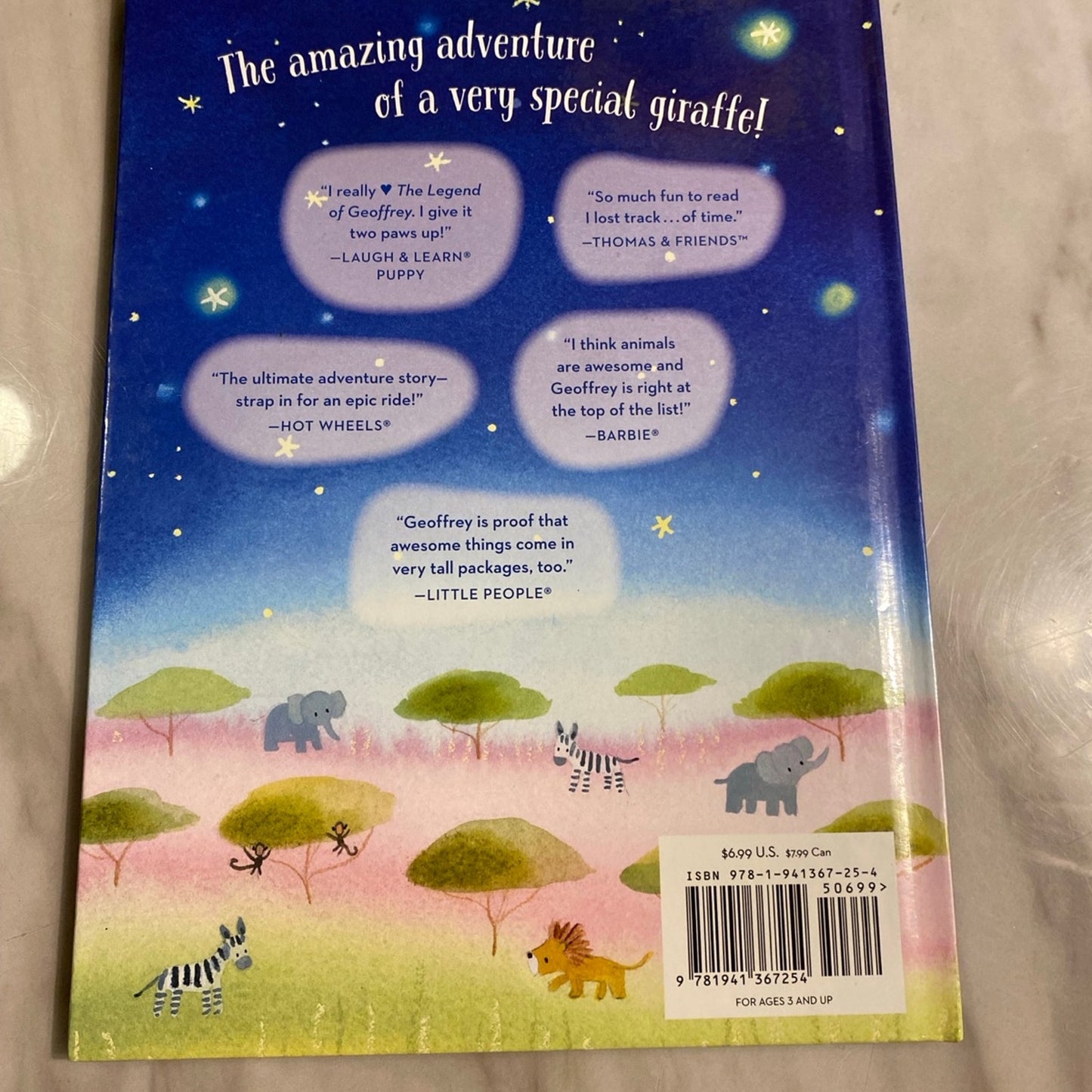 The Legend of Geoffrey Toy R us hardcover book 2016