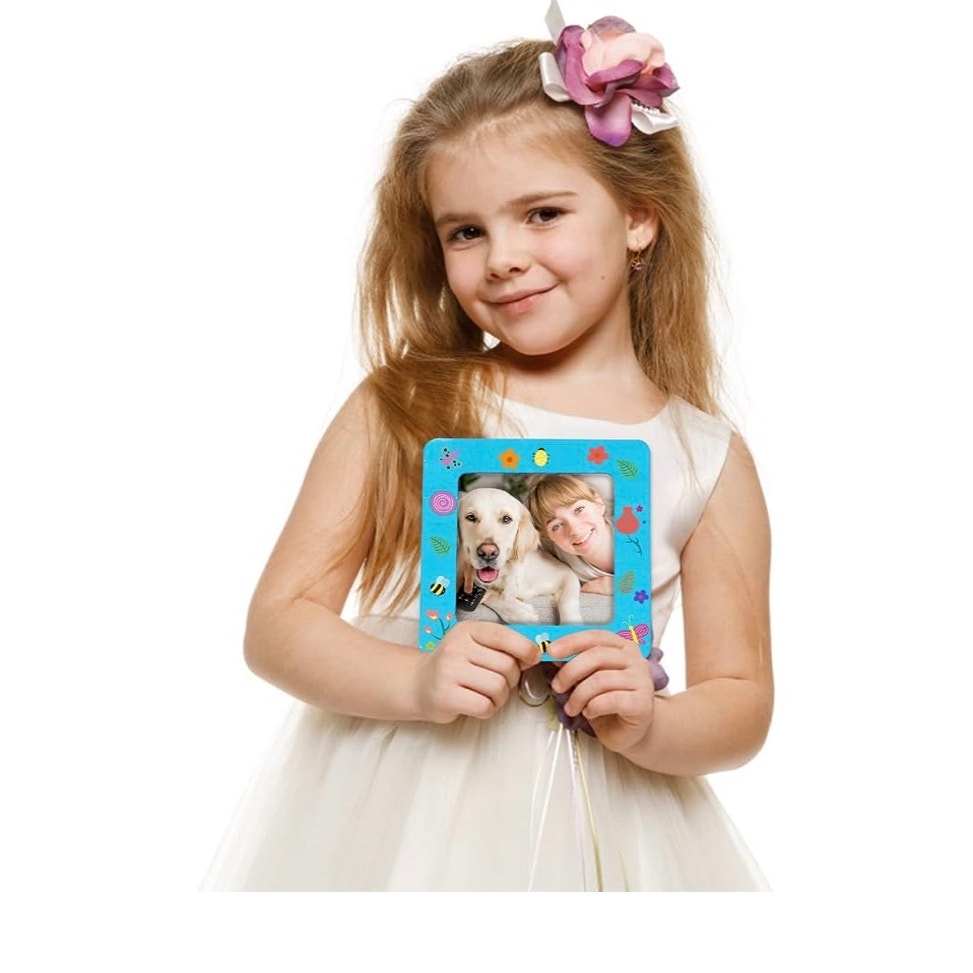 Picture Frame Painting Craft Kit, Paint 6 Custom Wood Picture Frames