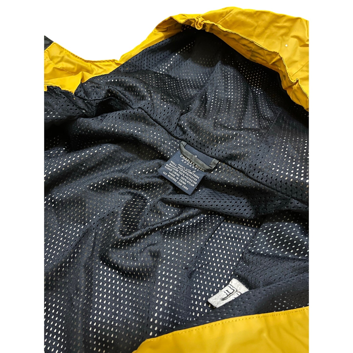 Charles River Apparel Men's Yellow Englander Rain Jacket