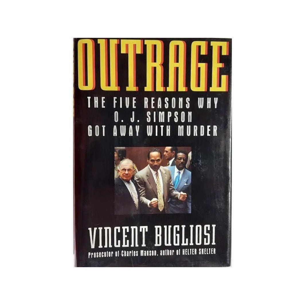 Outrage HardCover Book Author Vincent Bugliosi