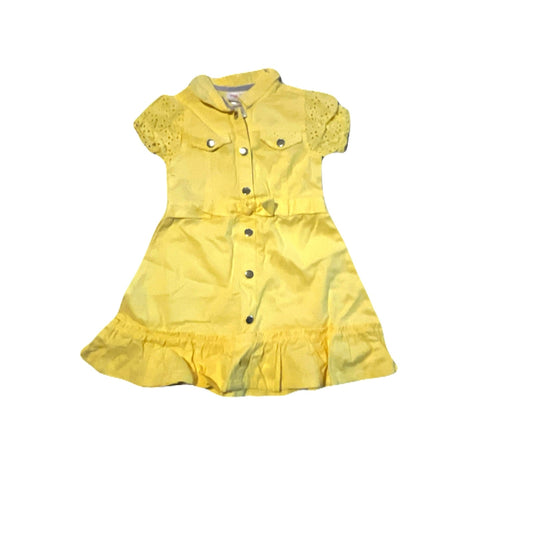 Little Lass Yellow Girls Dress Size 5