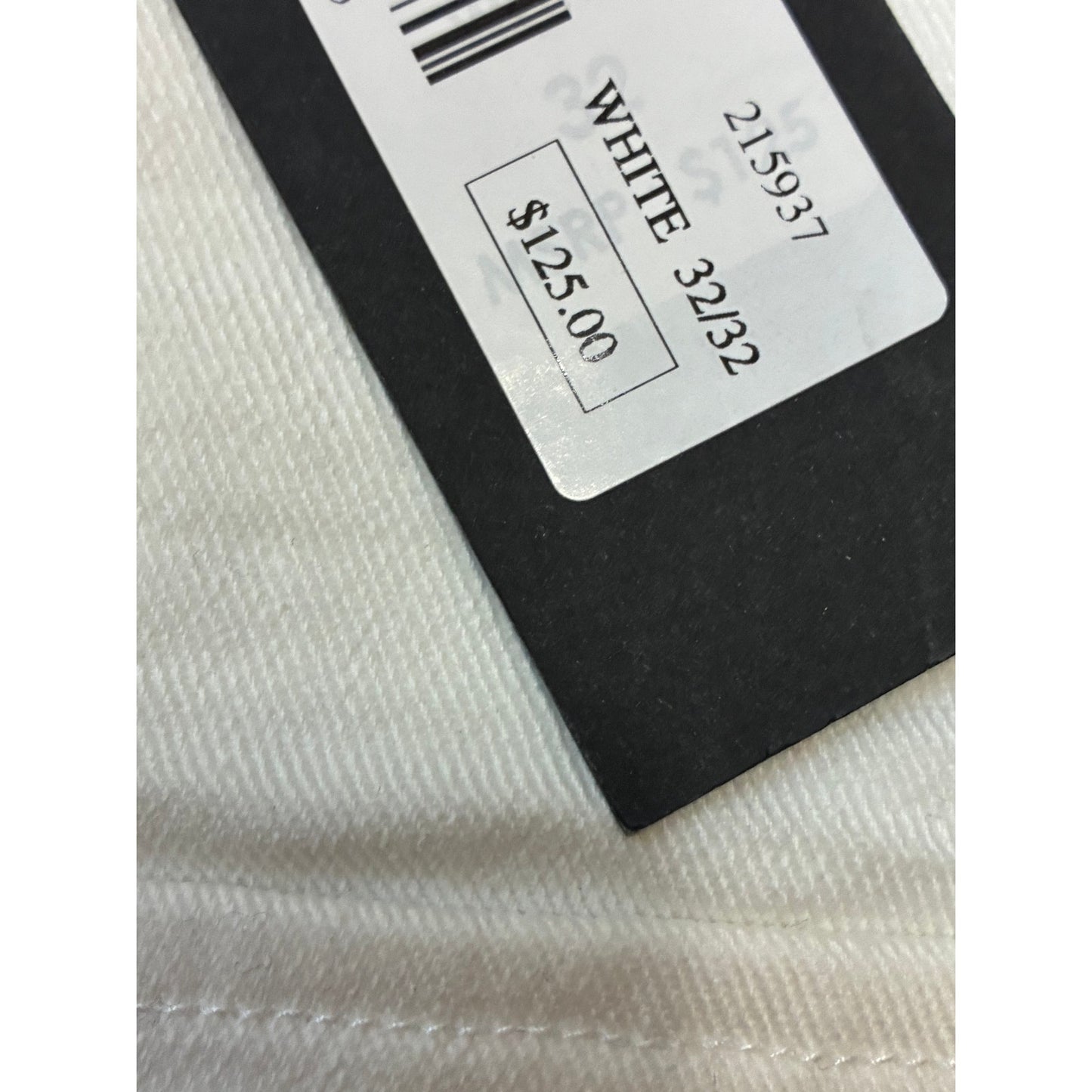 Si Tu Veux TV0013-White Brutini Cargo Jean Size 32/32